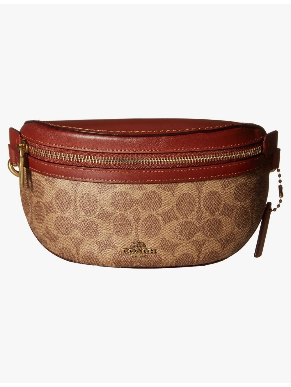 COACH 2019 Style #39937 Coated Canvas Signature "Bethany" Belt Bag 